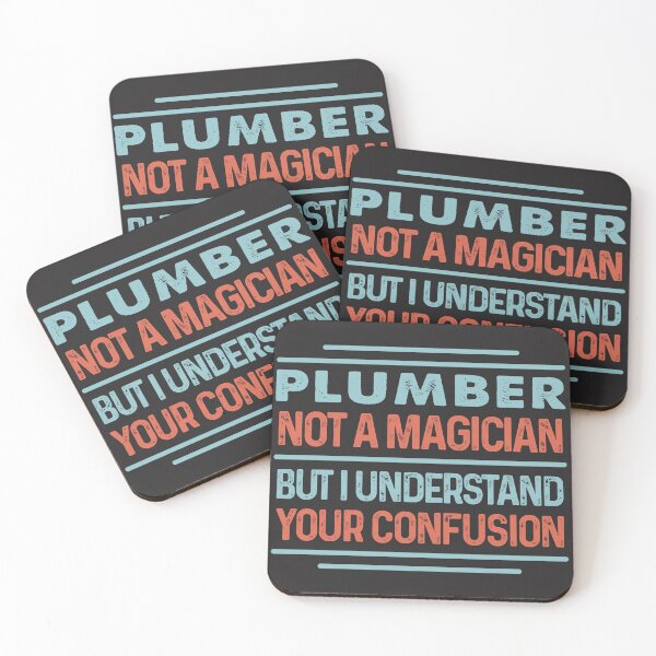Item preview, Plumber Not A Magician Sticker But I Understand Your Confusion - Funny Plumber Quote Gift Idea For Men and Womens designed and sold by Mmmm3344.