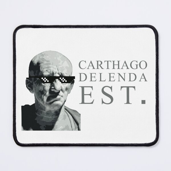 Item preview, Carthago delenda est. designed and sold by Ukid.