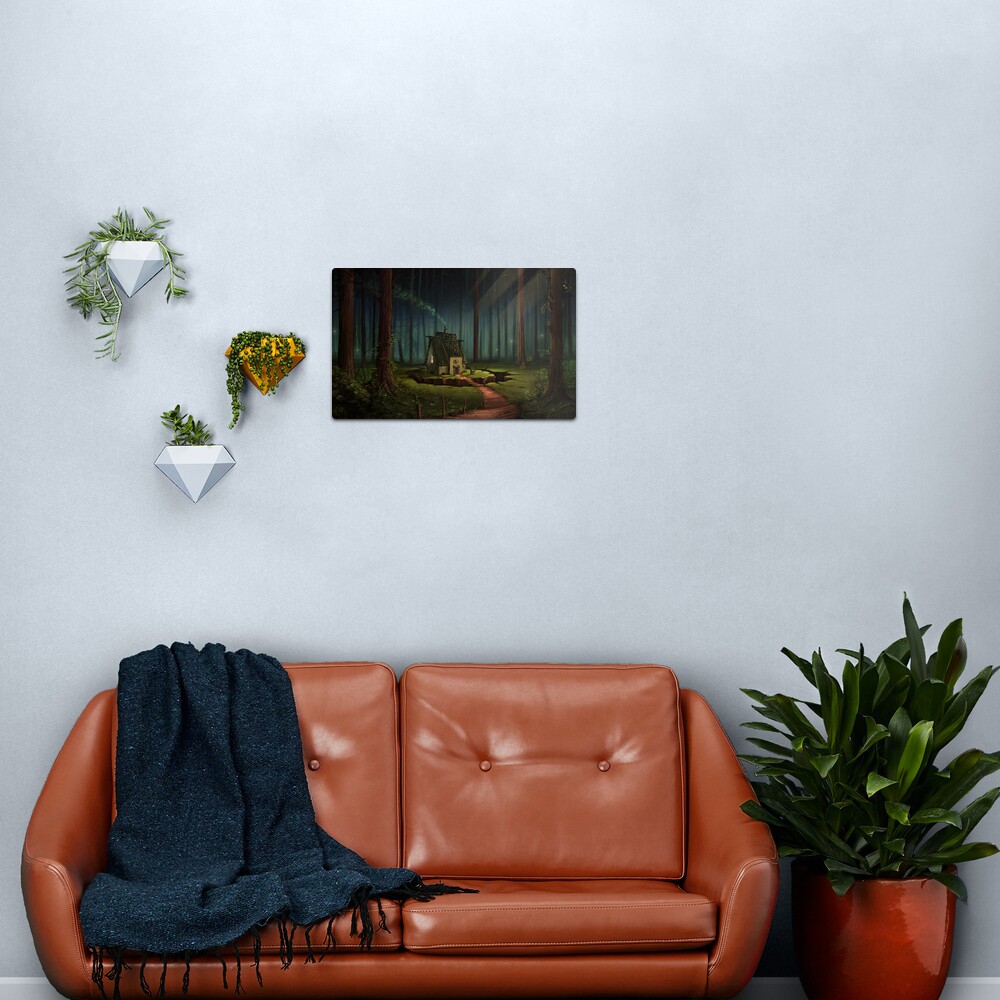 The Alchemist's Hut Metal Print