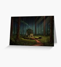 The Alchemist's Hut Greeting Card