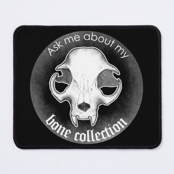 Item preview, Ask me about my bone collection circle 1 BW - vulture culture bone collecting designed and sold by CuriosumArt.