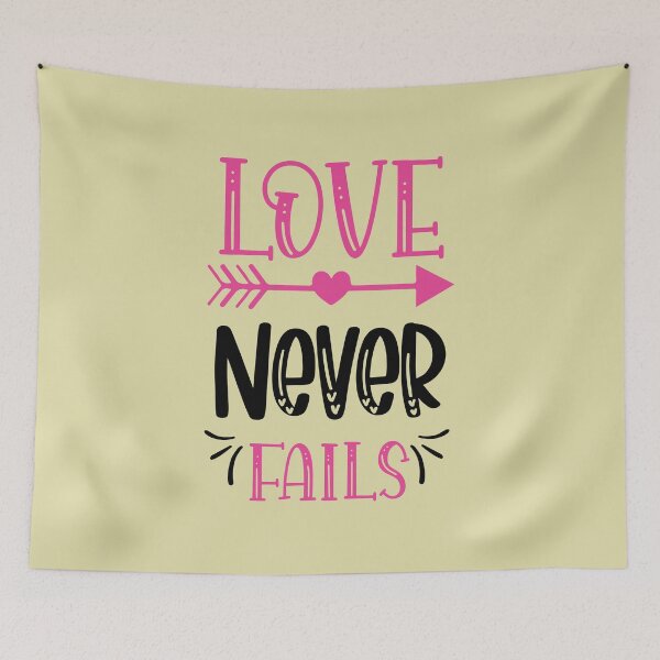 Item preview, Love Never Falls designed and sold by AdventArt.