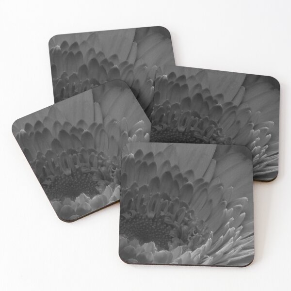 Item preview, closeup of marigold in black & white designed and sold by FotoMahieu.