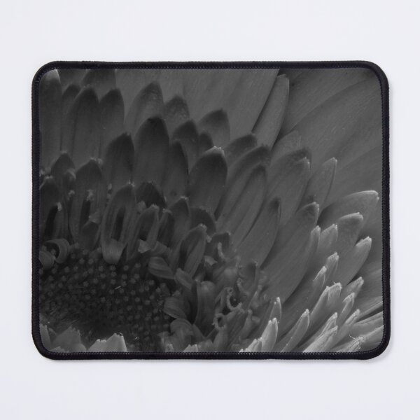 Item preview, closeup of marigold in black & white designed and sold by FotoMahieu.