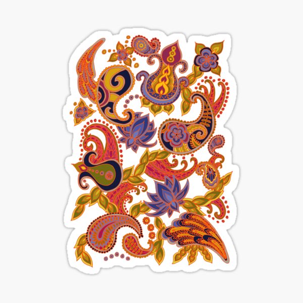 Paisley of '71 - orange Sticker