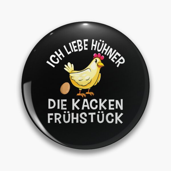 Item preview, Ich liebe Hühner, die komisch beim Frühstück kacken designed and sold by zacben.
