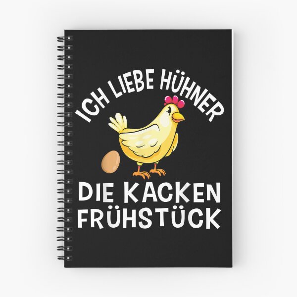 Item preview, Ich liebe Hühner, die komisch beim Frühstück kacken designed and sold by zacben.