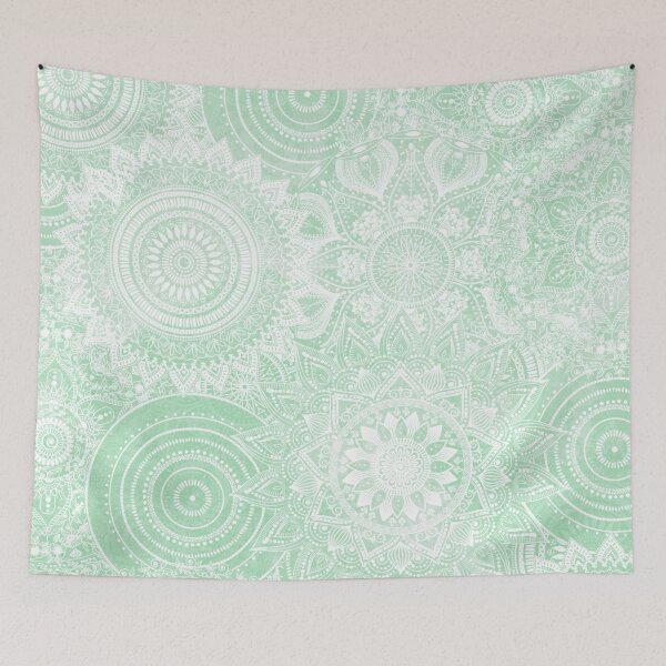 Item preview, White Mandala Collection Green Design designed and sold by InovArtS.