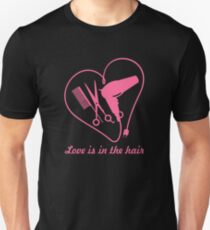 Love is in the hair VRS2 Unisex T-Shirt