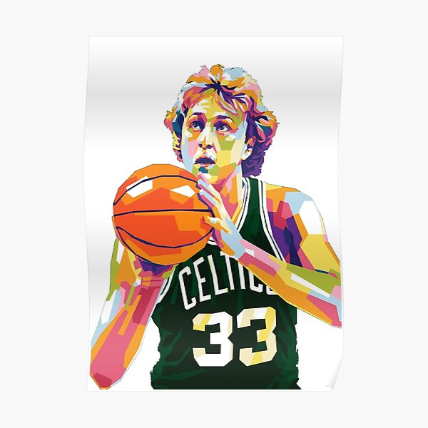 Wallpaper Larry Bird Illustration | Mouse Pad