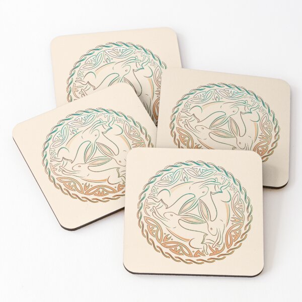 Item preview, Three Hares Image – Mystical Hare Symbol designed and sold by Christine Krahl.