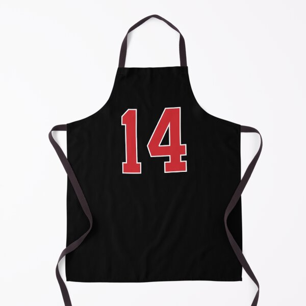 Item preview, Sports Number 14, red black color lucky sport fourteen designed and sold by ArtIsParty.