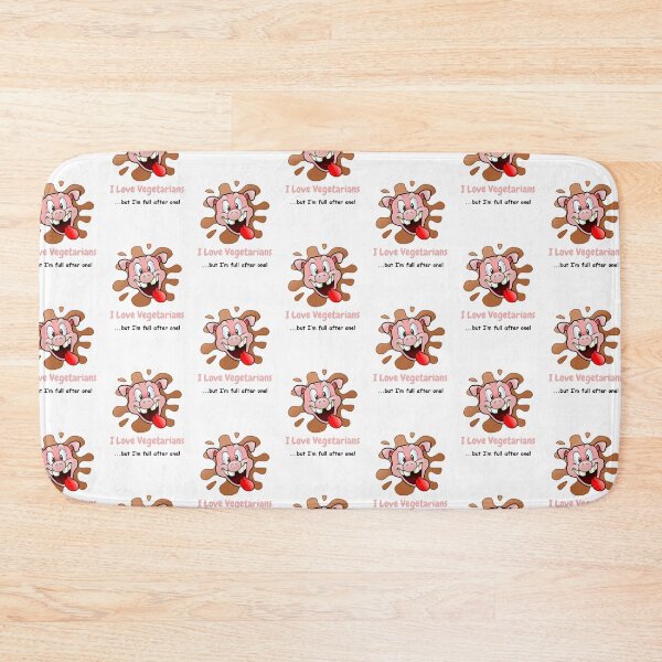Item preview, Novelty Fun Pig Who loves Vegetarians designed and sold by NovawayDirect.
