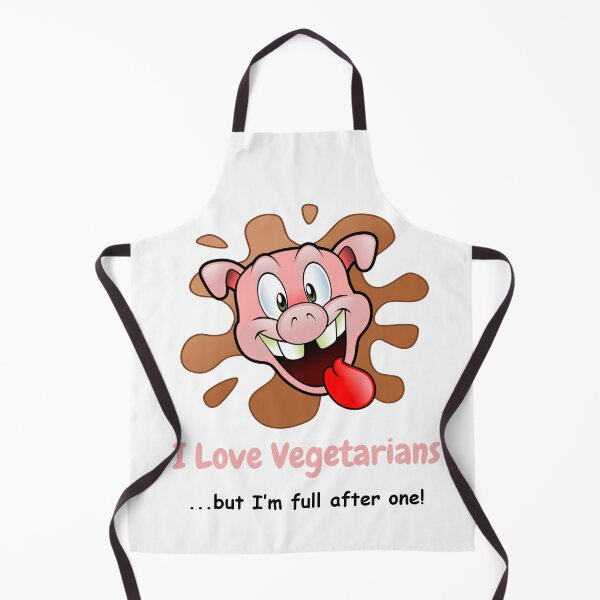 Item preview, Novelty Fun Pig Who loves Vegetarians designed and sold by NovawayDirect.