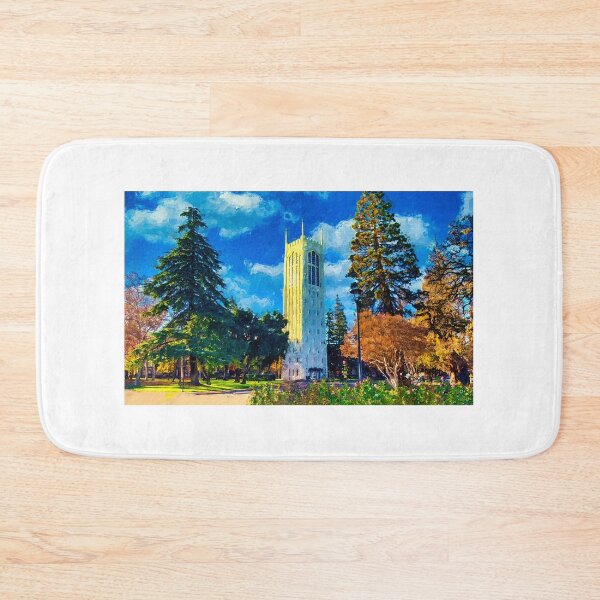 Item preview, Burns Tower of the University of the Pacific in Stockton, California designed and sold by NickoPrints.
