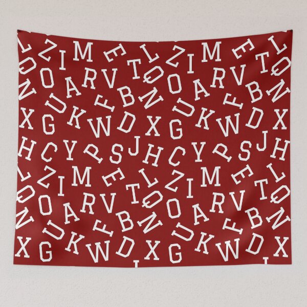 Item preview, English alphabet letters seamless pattern designed and sold by DigitalArtTrend.