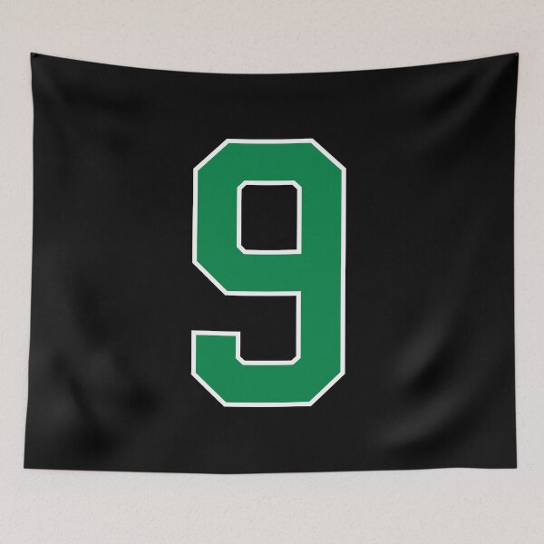 Item preview, 9 number, green lucky sports nine designed and sold by ArtIsParty.