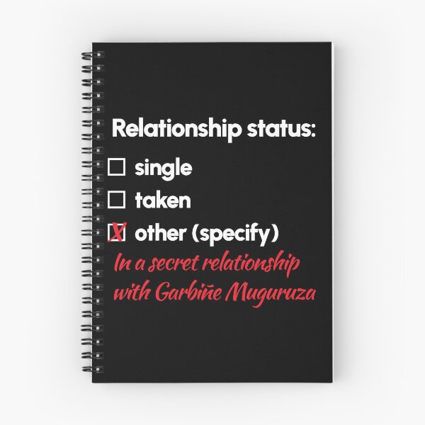 Item preview, Garbiñe Muguruza - Relationship 2 designed and sold by 2Girls1Shirt.
