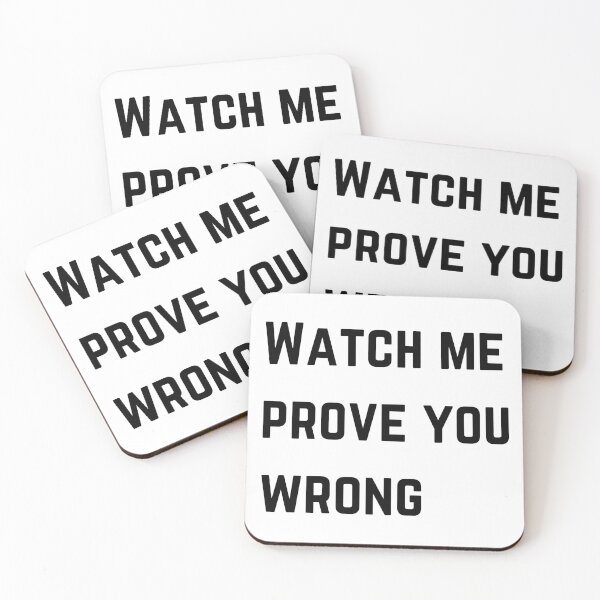 Item preview, Watch me prove you wrong designed and sold by stickercircle.