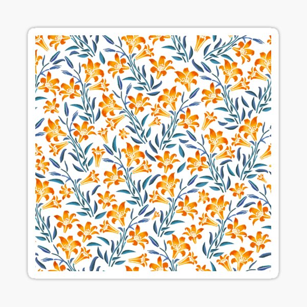 Fantasma - Orangel Blue II Sticker