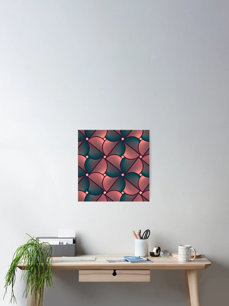Thumbnail 2 of 3, Poster, Abstract pattern designed and sold by Nilevolution.