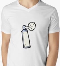 cartoon aerosol can Men's V-Neck T-Shirt