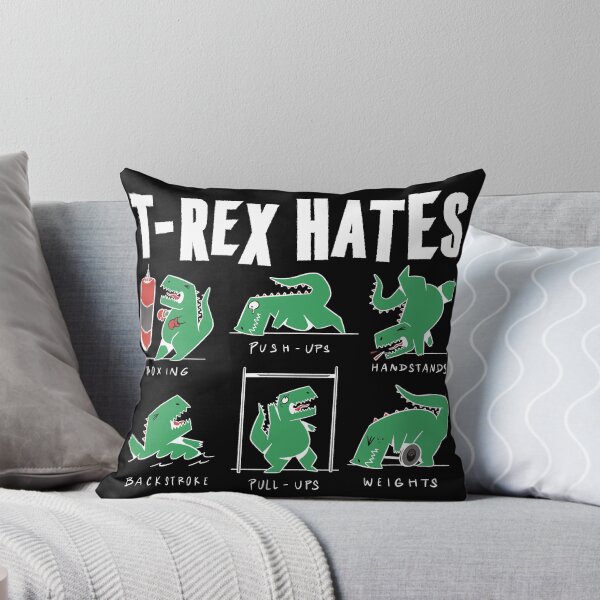 Item preview, Funny T Rex Hates Boxing, Push UP, Pull ups designed and sold by katastrophicus.