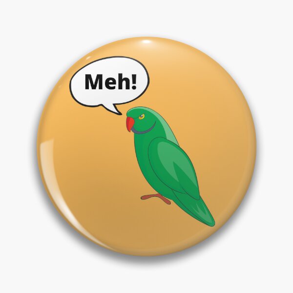 Item preview, Grumpy Parrot | Meh! designed and sold by NineSevenFour.