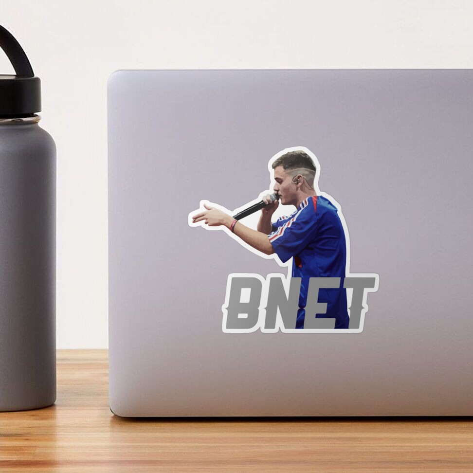 Bnet Freestyle Bnet Marca De Ropa Pegatina Con La Obra «BNET ES