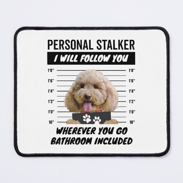Item preview, Personal Stalker Dog – Apricot Cockapoo designed and sold by More Cute Dogs.