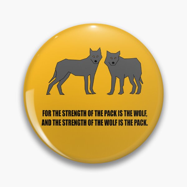 Item preview, Wolf Pack Motivational Quote (The Second Jungle Book, Rudyard Kipling) designed and sold by WayneBrant.
