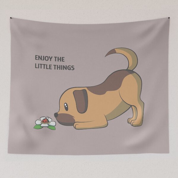 Item preview, Enjoy the little things with a border terrier designed and sold by AniBeanz.