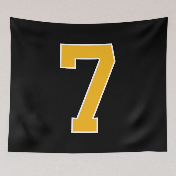 Item preview, Yellow Number 7 lucky sports jersey seven designed and sold by HeavyStyle.