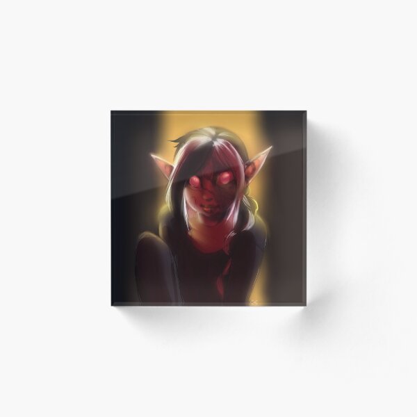 The Grinning Halfling Acrylic Block