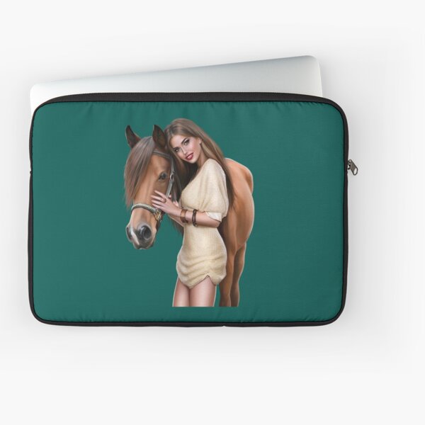 Aperçu de l'œuvre Fille étreignant un cheval créée et vendue par shanapress99.
