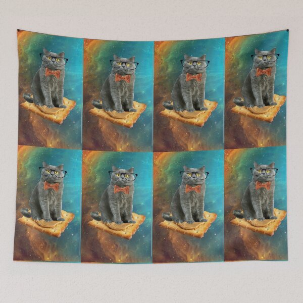 Item preview, nerd cracker cat designed and sold by taco-elgato.