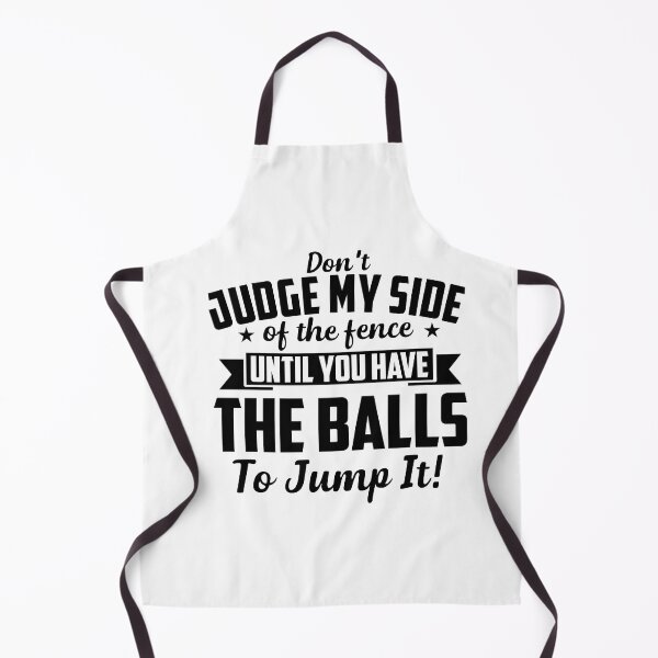 Item preview, Dont Judge My Side Of The Fence designed and sold by Moeez Javed.