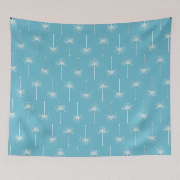 Aperçu de l'œuvre Graines de pissenlit - Soft Blues créée et vendue par HappyStudioHS.
