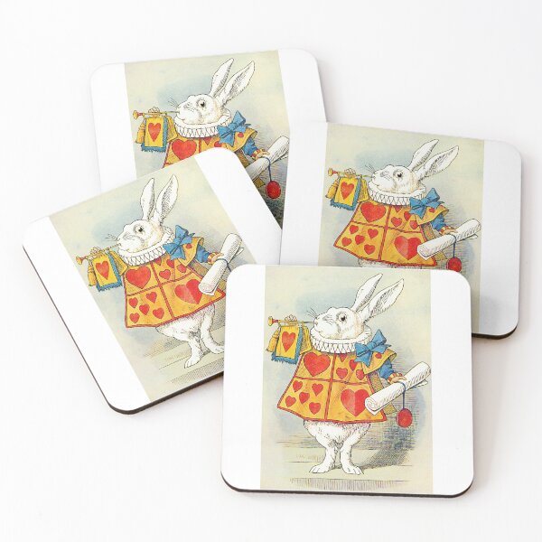 Item preview, The White Rabbit illustration from Alice designed and sold by TeeARTHY.