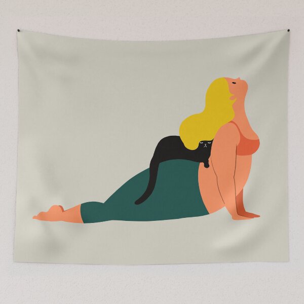 Item preview, Yoga With Cat 08 designed and sold by bignosework.