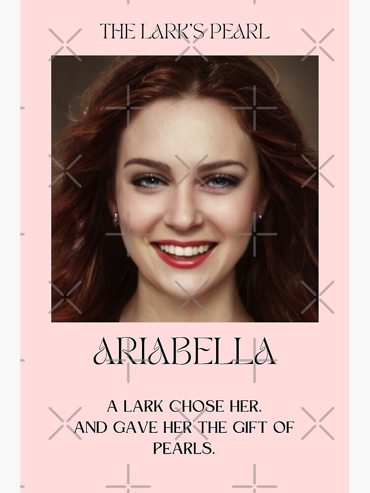Thumbnail 2 of 2, Greeting Card, The Lark's Pearl Character Art: Ariabella designed and sold by RockWinterRec.