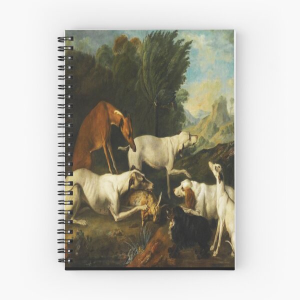 Artikelvorschau, Hunde in Landschaft mit ihrem Fang' von JacquesCharles Oudry. entworfen und verkauft von sergiuvechiu.