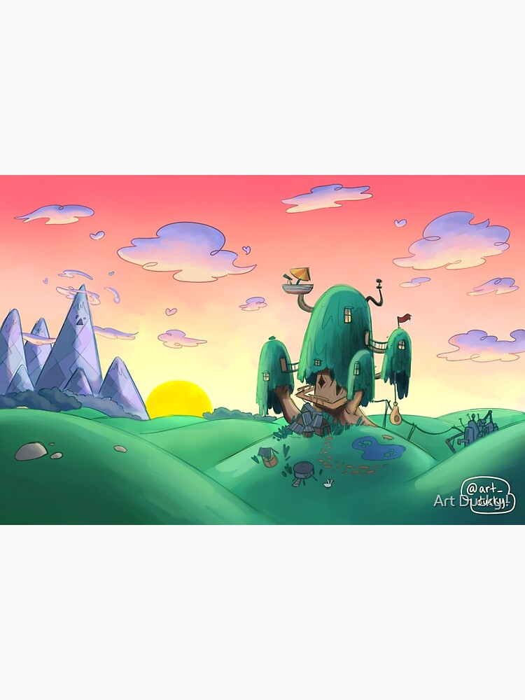 "adventure time house" Poster for Sale by Schwebs | Redbubble