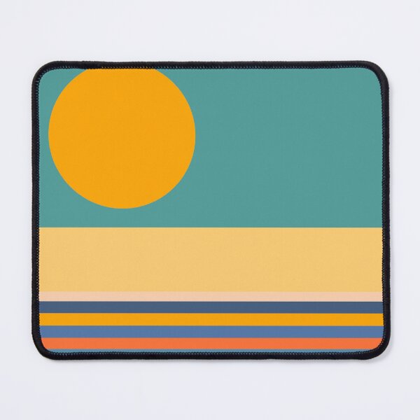 Item preview, Yellow Colorful Retro Stripes - Abstract Sunset designed and sold by LiquidWing.