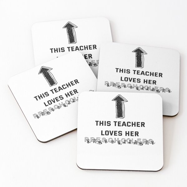 Item preview, This Teacher Loves Her Preschoolers designed and sold by Elyora.