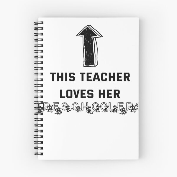 Item preview, This Teacher Loves Her Preschoolers designed and sold by Elyora.