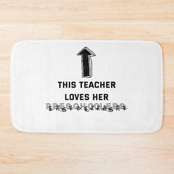 Item preview, This Teacher Loves Her Preschoolers designed and sold by Elyora.
