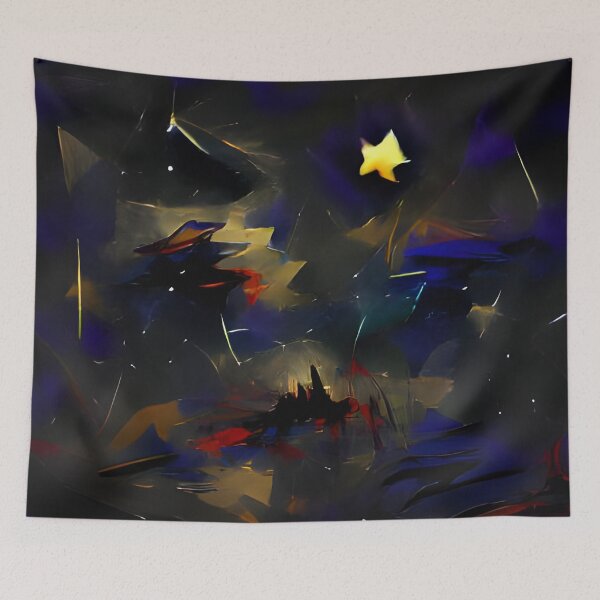 Item preview, AI Generated Art, Stars are only visible in darkness abstract  designed and sold by ACC .