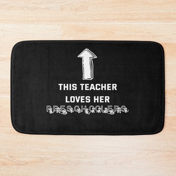 Item preview, This Teacher Loves Her Preschoolers designed and sold by Elyora.