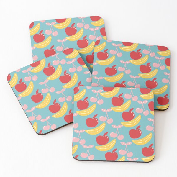 Item preview, Fruits Alignment Fruits Pattern Design Apples Bananas and Cherries  designed and sold by Myriam-BR.